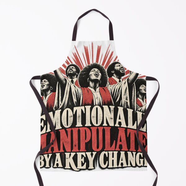 Item preview, Emotionally Manipulated By A Key Change Funny Exvangelical Woodcut Shirt designed and sold by GloryandFame.