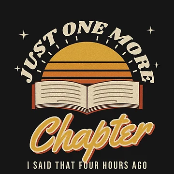 Vorschaubild zum Design Just One More Chapter Retro Sunset Book Lover von somebasic