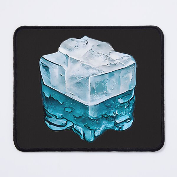 Item preview, Realistic Ice Cube Illustration with Transparent Effect and Cool Reflections designed and sold by Flamesxheart.