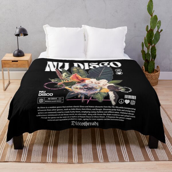 Item preview, NU DISCO - Disco Ball Tropical (White) designed and sold by Discothreadz.