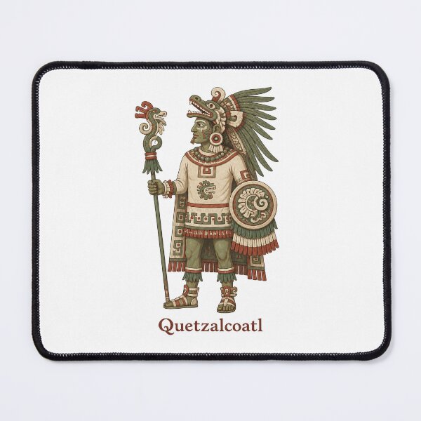 Item preview, Quetzalcoatl, the Teotihuacan God of Wind, Wisdom, and Learning designed and sold by ArteTeoma.