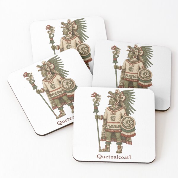 Item preview, Quetzalcoatl, the Teotihuacan God of Wind, Wisdom, and Learning designed and sold by ArteTeoma.