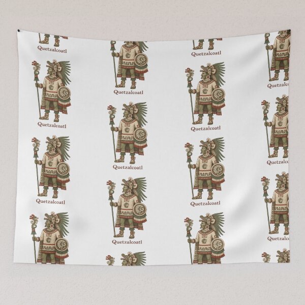 Item preview, Quetzalcoatl, the Teotihuacan God of Wind, Wisdom, and Learning designed and sold by ArteTeoma.