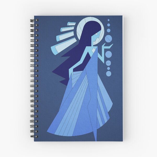 Artikelvorschau, Steven Universe: Blaues Diamanten-Wandbild V1 entworfen und verkauft von ChaoticArtandDesign.