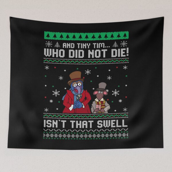Item preview, ugly christmas sweater - and tiny tim who did not die! isnt that swell designed and sold by hasungqy.