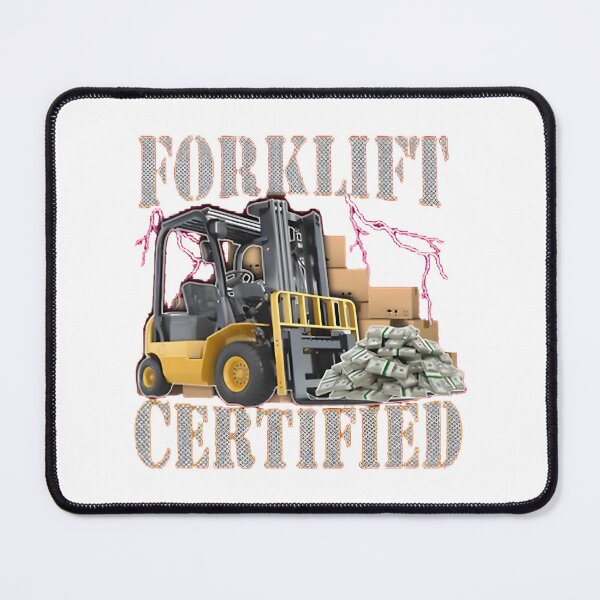 Item preview, Forklift Certified Operator Badge Design for Safety and Skills designed and sold by Cristina Elena.