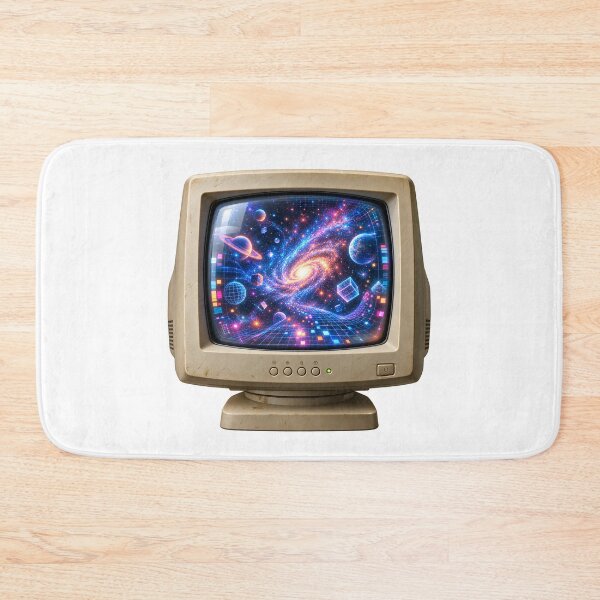 Artikelvorschau, Kosmischer CRT-Computermonitor – Retro-Tech-Universum entworfen und verkauft von builtforyou.