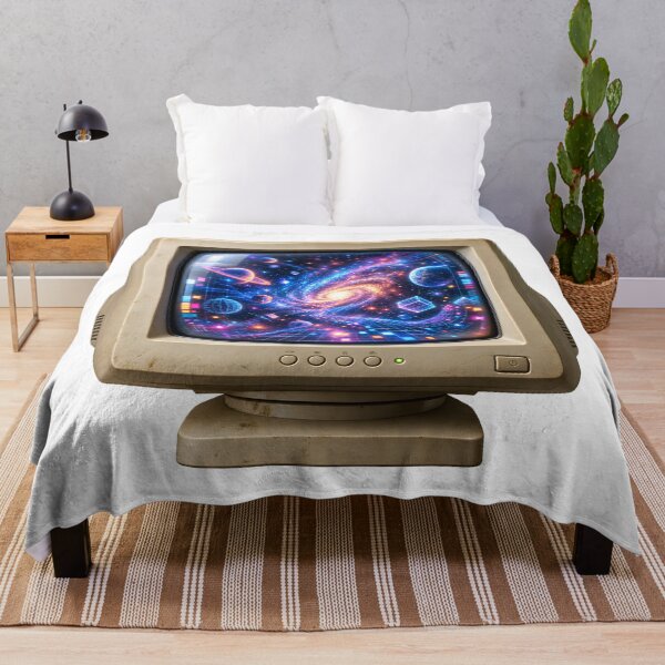 Item preview, Monitor CRT Cósmico – Universo Retro-Tech designed and sold by builtforyou.