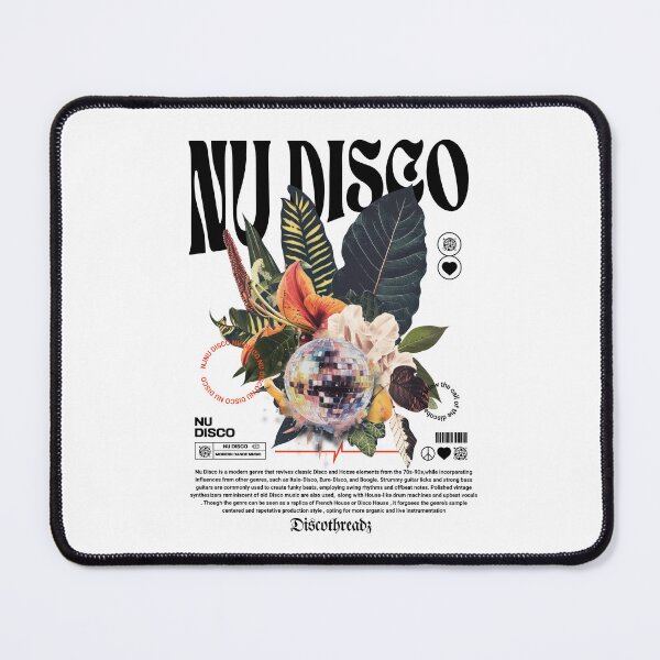 Item preview, NU DISCO - Disco Ball Tropical (Black) designed and sold by Discothreadz.