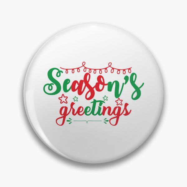 Artikelvorschau, Seasons Greetings Christmas Vibes Classic Holiday Design entworfen und verkauft von FuzionRaptor.