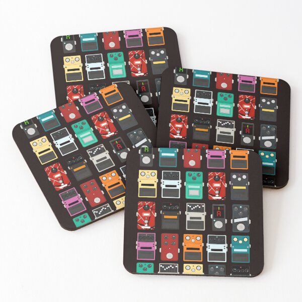 Item preview, Colorful Guitar Effect Pedal Collection Art designed and sold by Segasworks.
