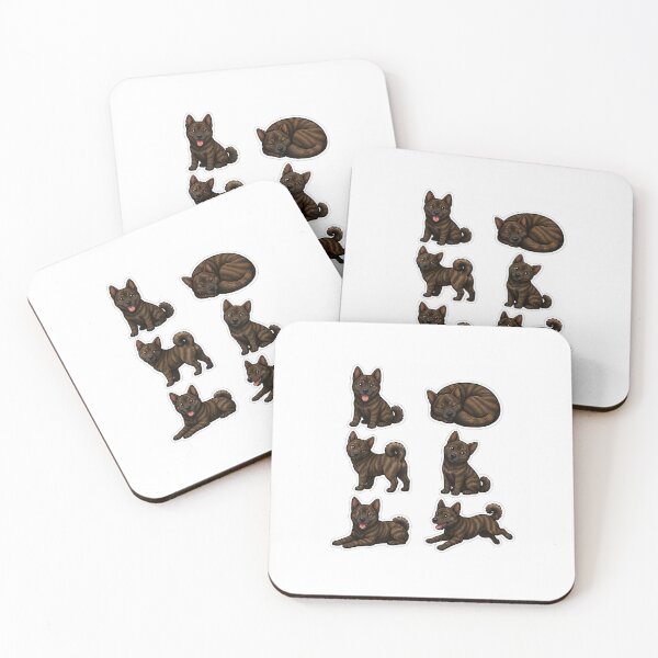 Artikelvorschau, Kai Ken Sticker-Pack – 6 niedliche japanische Hundeposen entworfen und verkauft von NihonKenStudio.