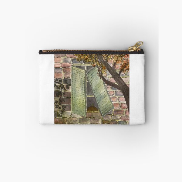 Item preview, Shutters in Fall designed and sold by Lisa Neuman Watercolors.
