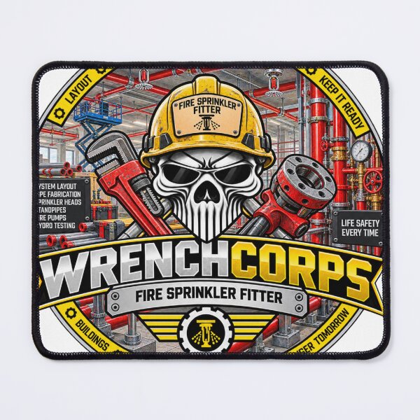 Item preview, WrenchCorps - Fire Sprinkler Fitter designed and sold by WrenchCorps.