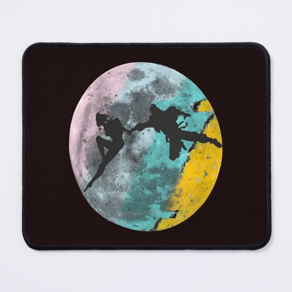 Item preview, Celestial Embrace Silhouettes on Moon designed and sold by Patternisyours.