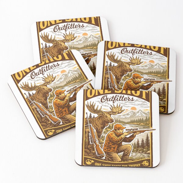Item preview, One Shot Outfitters One Shot Takes The Trophy Poster designed and sold by Matinez Pink.