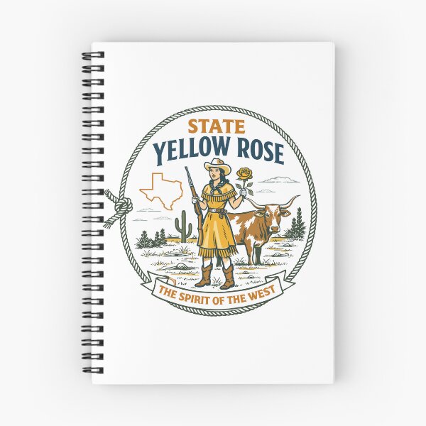 Item preview, State Yellow Rose Spirit of the West Poster designed and sold by Matinez Pink.
