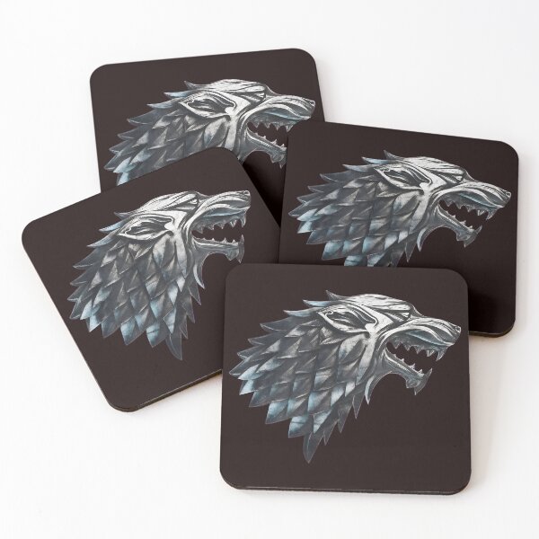 Item preview, Metallic Wolf Emblem Fierce Expression Art designed and sold by Patternisyours.