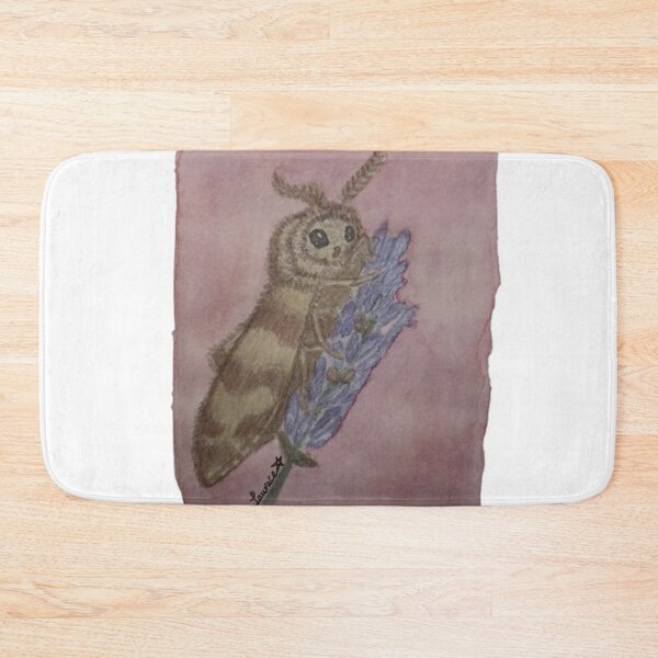 Item preview, Cute Moth with Lavender designed and sold by lauracedrawings.