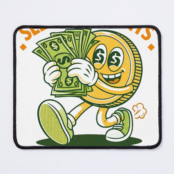 Item preview, Seeking Profits Not Hopes Coin Mascot Poster designed and sold by Matinez Pink.