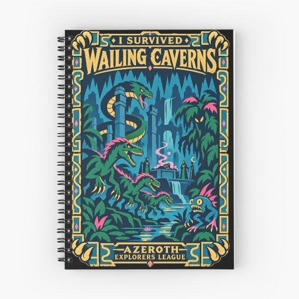 Item preview, I Survived The Wailing Caverns  designed and sold by Nerdy Realms Store.