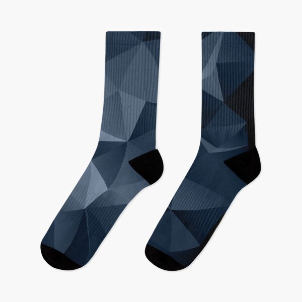 Item preview, Black and blue polygonal pattern geometric designed and sold by fuzzyfox.