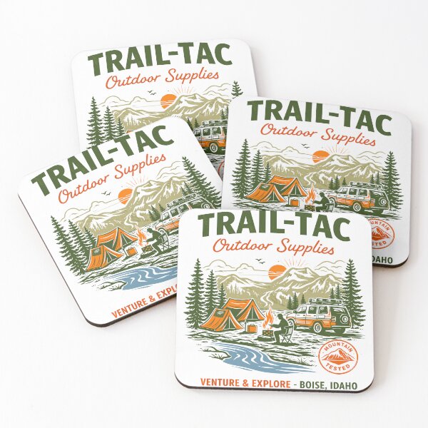 Item preview, Trail-Tac Outdoor Supplies Poster designed and sold by Matinez Pink.