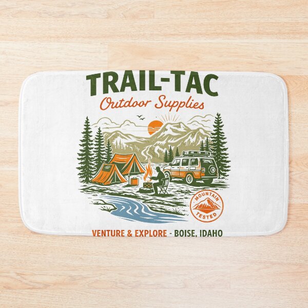 Item preview, Trail-Tac Outdoor Supplies Poster designed and sold by Matinez Pink.