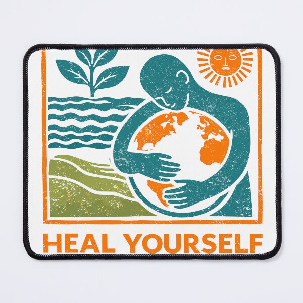 Item preview, Heal Yourself Heal The Earth Poster designed and sold by Matinez Pink.