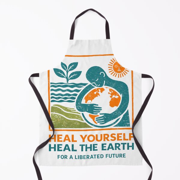 Item preview, Heal Yourself Heal The Earth Poster designed and sold by Matinez Pink.