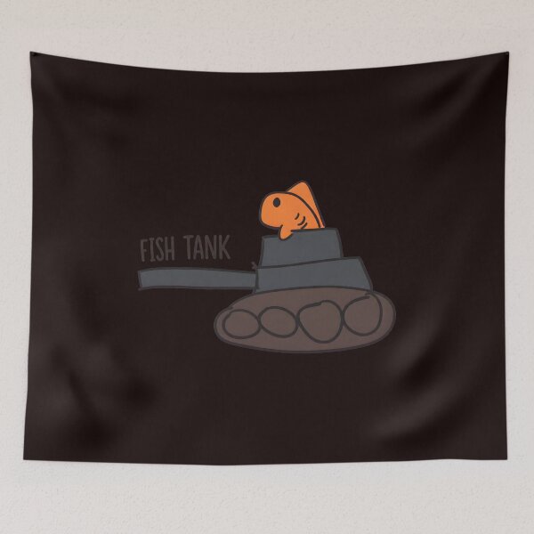 Item preview, Funny Fish Tank Pun Art - Goldfish in Tank designed and sold by Patternisyours.