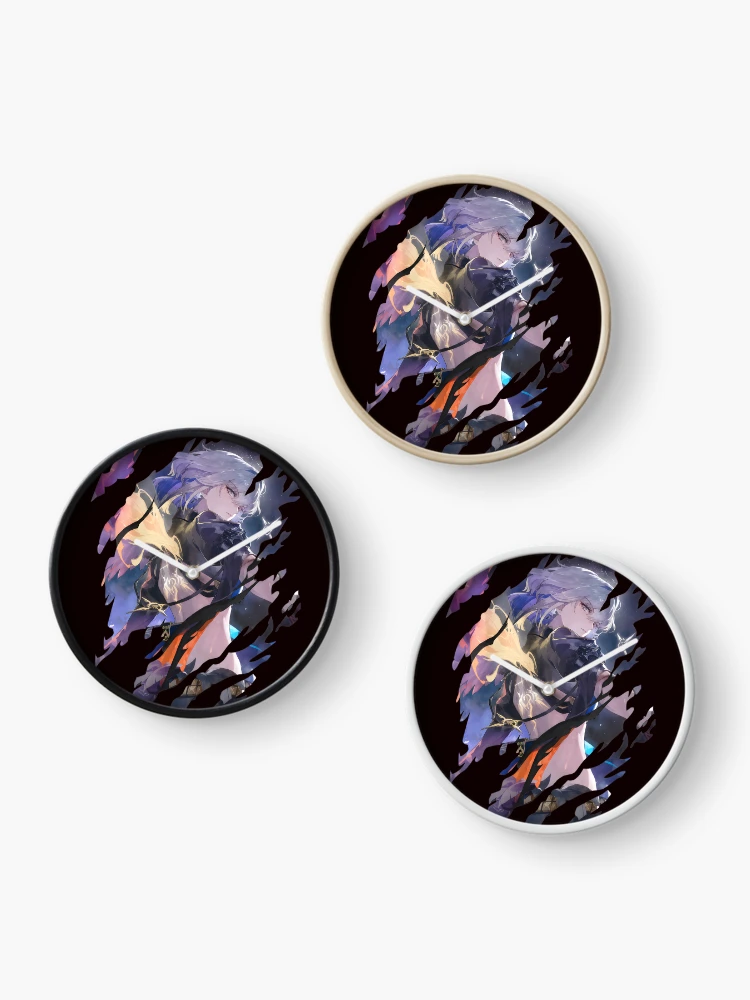 Thumbnail 3 of 4, Clock, Anime Style Ripped Effect designed and sold by Patternisyours.