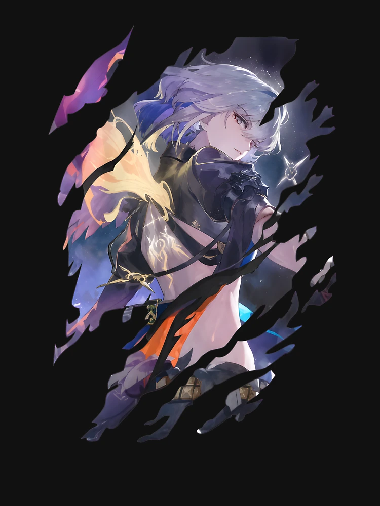 Thumbnail 6 of 6, Premium Oversized Sweatshirt, Anime Style Ripped Effect designed and sold by Patternisyours.