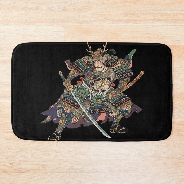 Item preview, The Great Shogun - Ukiyo-e Samurai Art Inspired by Hiroshige & Kuniyoshi designed and sold by whiteblackcat.