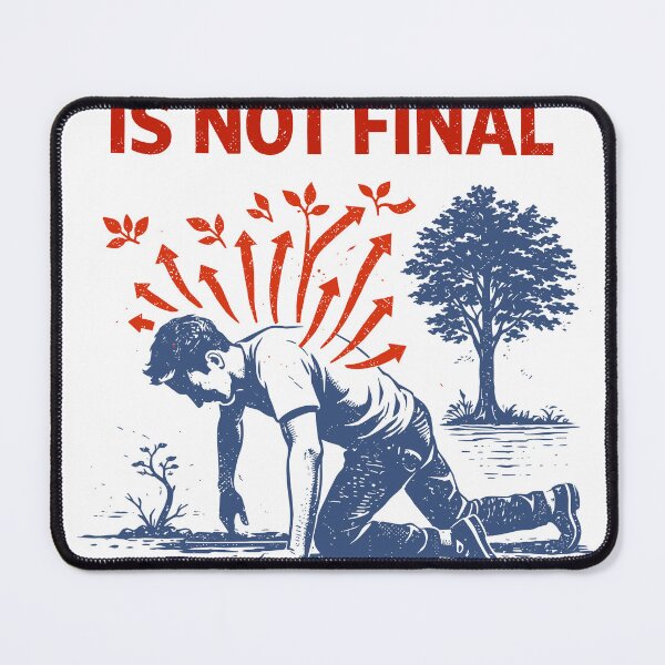 Item preview, Defeat Is Not Final Poster designed and sold by Matinez Pink.