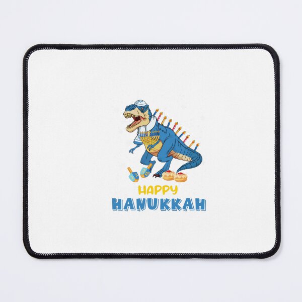 Item preview, Funny Hanukkah Dinosaur Celebration Jewish Holiday Menorah Gift Idea designed and sold by HytoneArt.