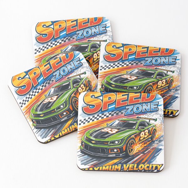 Item preview, Welcome To The Speed Zone Poster designed and sold by Matinez Pink.