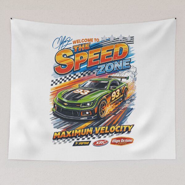 Item preview, Welcome To The Speed Zone Poster designed and sold by Matinez Pink.