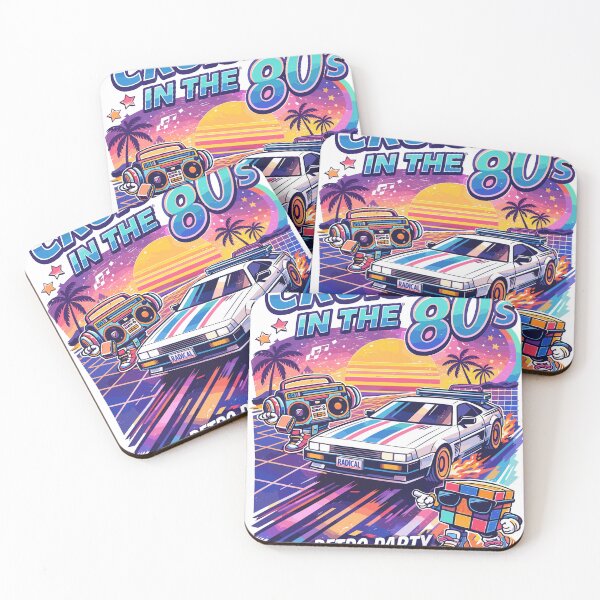 Item preview, Cruisin' In The 80s Retro Party Poster designed and sold by Matinez Pink.
