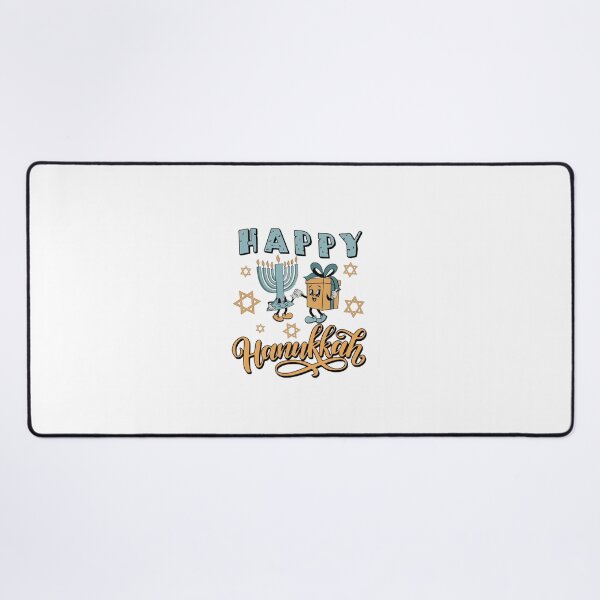 Item preview, Happy Hanukkah Holiday Celebration Menorah Jewish Festival of Lights Gift designed and sold by HytoneArt.