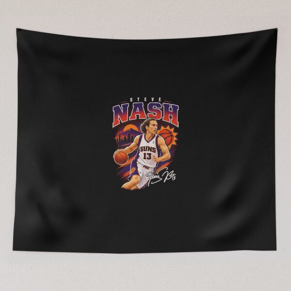 Artikelvorschau, Steve Nash Phoenix Suns Retro-Basketballtrikot 13-67 entworfen und verkauft von PhylissMrazik.