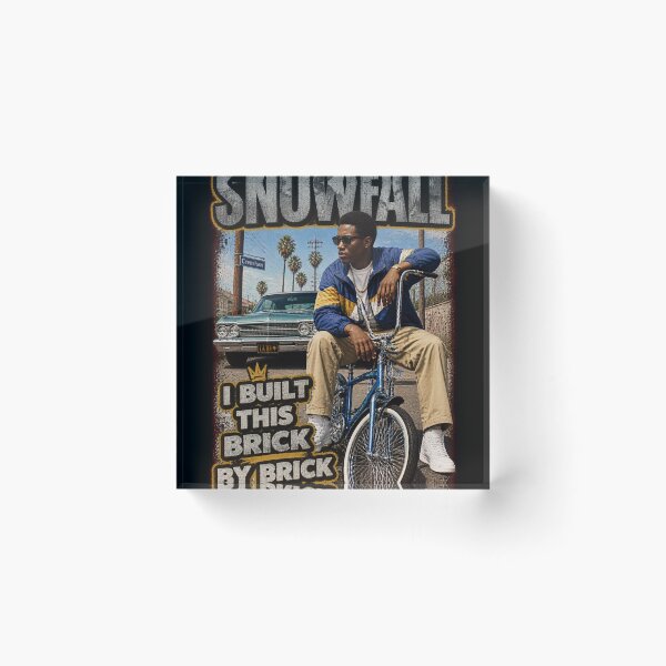 Artikelvorschau, Snowfall – Ich habe das Stein für Stein gebaut – TV-Show-T-Shirt – 29 entworfen und verkauft von PhylissMrazik.
