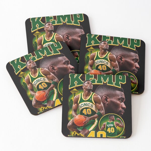 Artikelvorschau, Shawn Kemp Seattle Supersonics 40 Retro Basketball-77 entworfen und verkauft von PhylissMrazik.