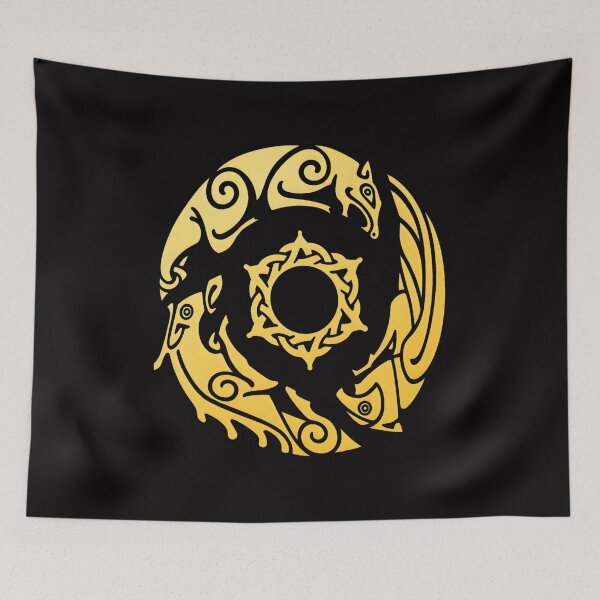 Item preview, Golden Ancient Animal Cycle Art designed and sold by CatiaStudio.