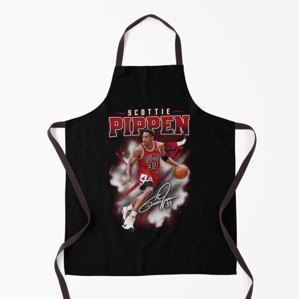 Aperçu de l'œuvre Scottie Pippen, légende du basketball des Chicago Bulls (n° 33) - 1976 créée et vendue par PhylissMrazik.