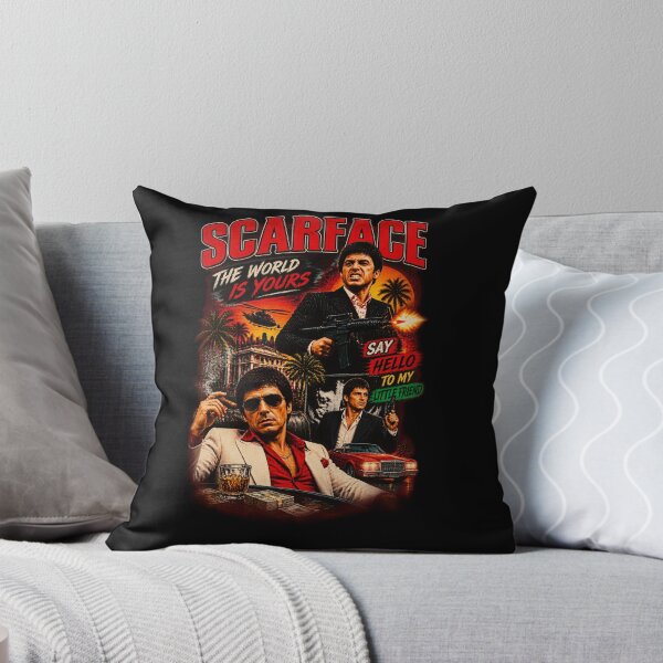 Item preview, Scarface Tony Montana The World Is Yours Movie T-Shirt-6 designed and sold by PhylissMrazik.