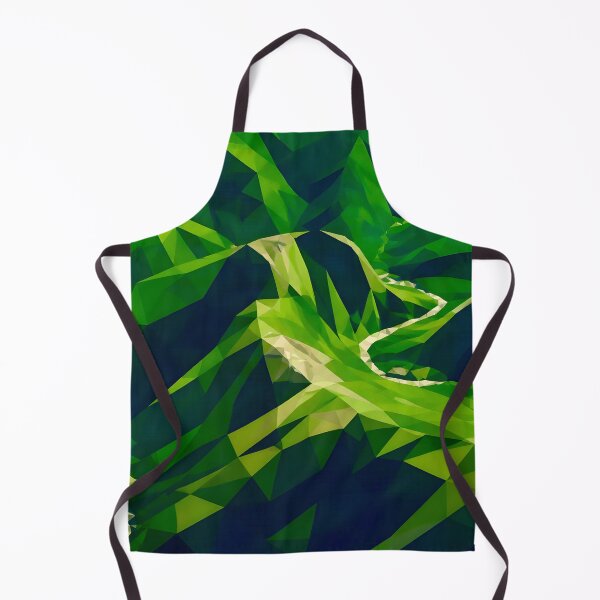 Item preview, Macchu Picchu Abstract Green Mountain Landscape designed and sold by Vicky Brago-Mitchell®.