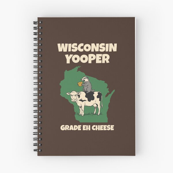 Item preview, Wisconsin Yooper Grade Eh Cheese Funny Cow and Badger - Dark designed and sold by 2BrokeYoopers.