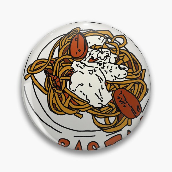 Item preview, PASTA?! | Italian Food Line Art Illustration designed and sold by Francicci.
