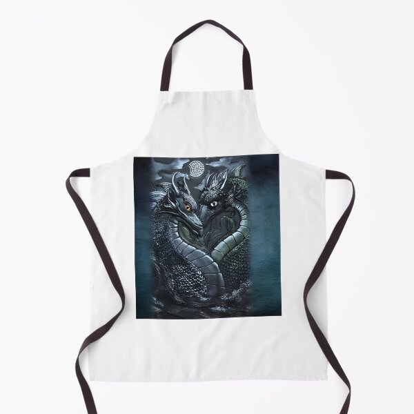 Item preview, Romantic Dragon Couple Illustration with Fantasy and Mythical Elements designed and sold by slashng.